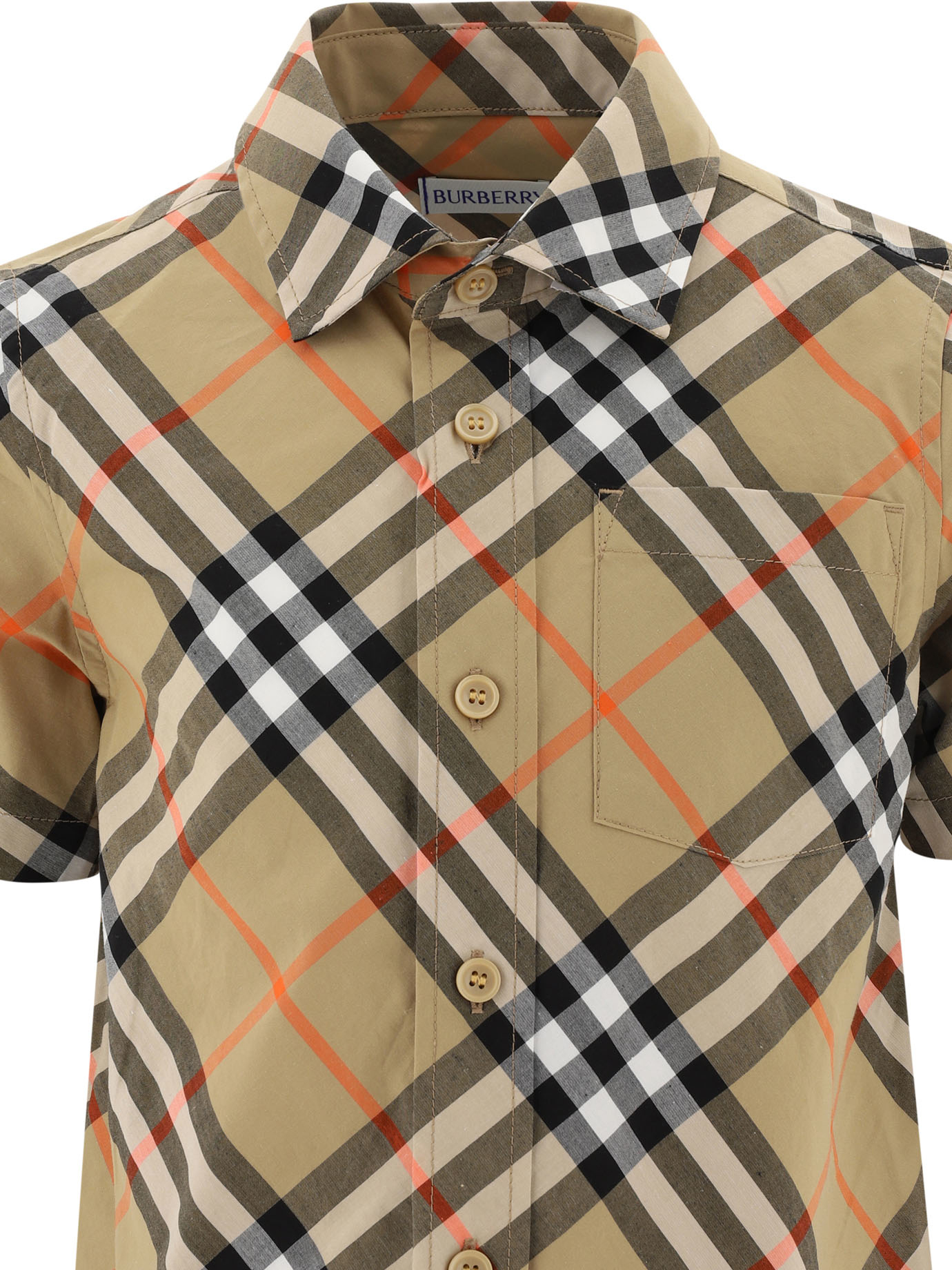 BURBERRY KIDS Beige Owen shirt